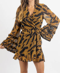 Fore Collection - Myko Wrap Mini Dress