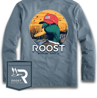 Fieldstone - Kid's Roost Duck With Hat Long Sleeve Tee