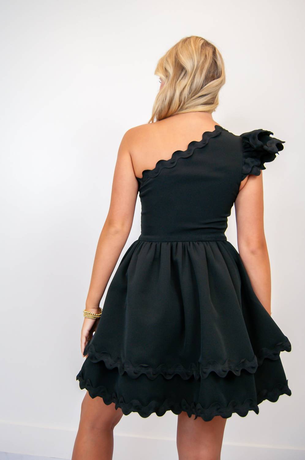Main Strip - Scallop Edge Mini Dress