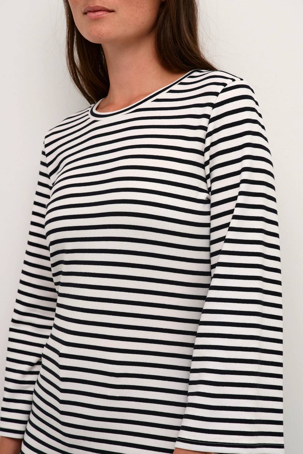 Kaffe - Liddy Jersey Cropped Sleeve Blouse