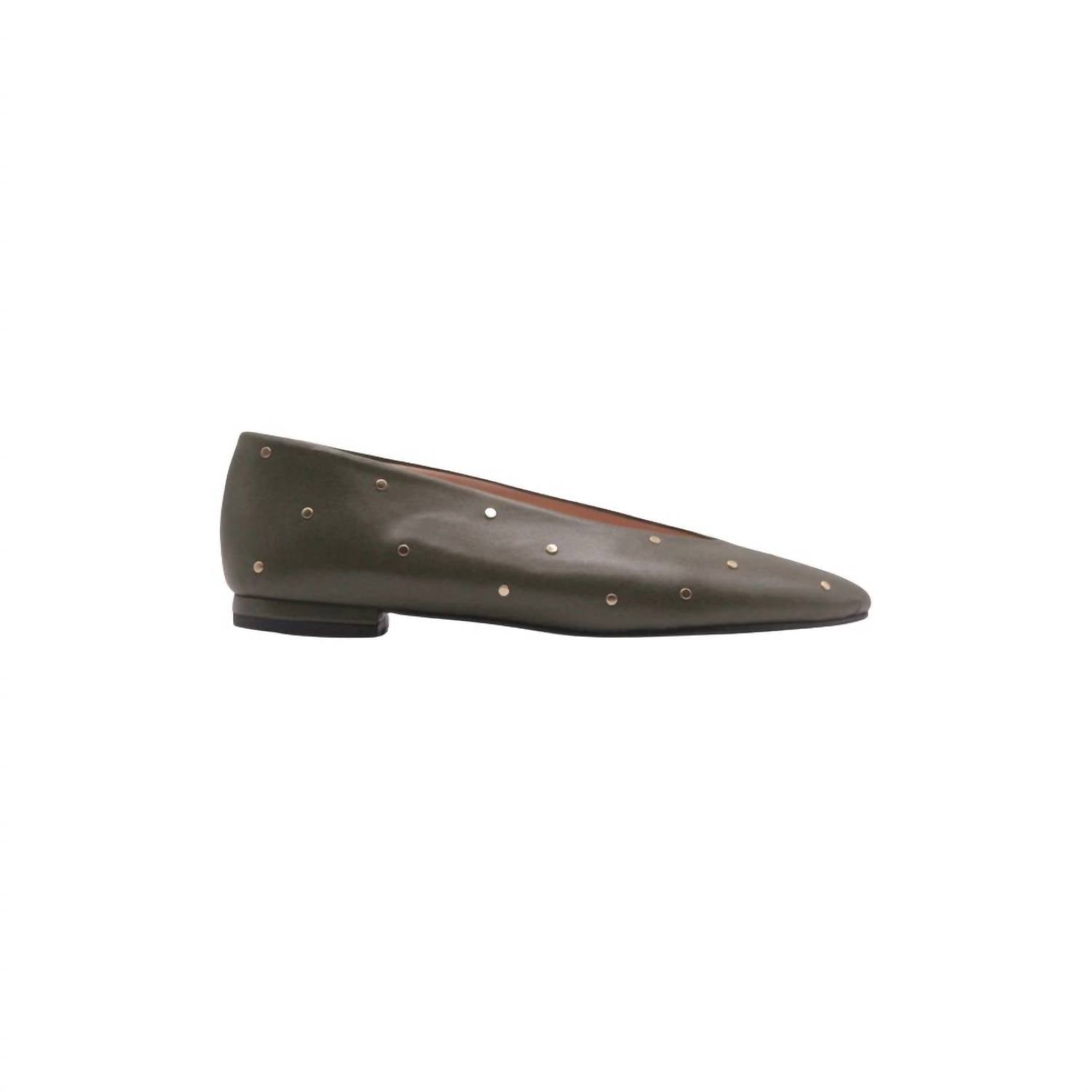French Sole - Women's Kira Studded Leather Shoe