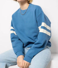Clare V. - Oversized Varsity Sweatshirt