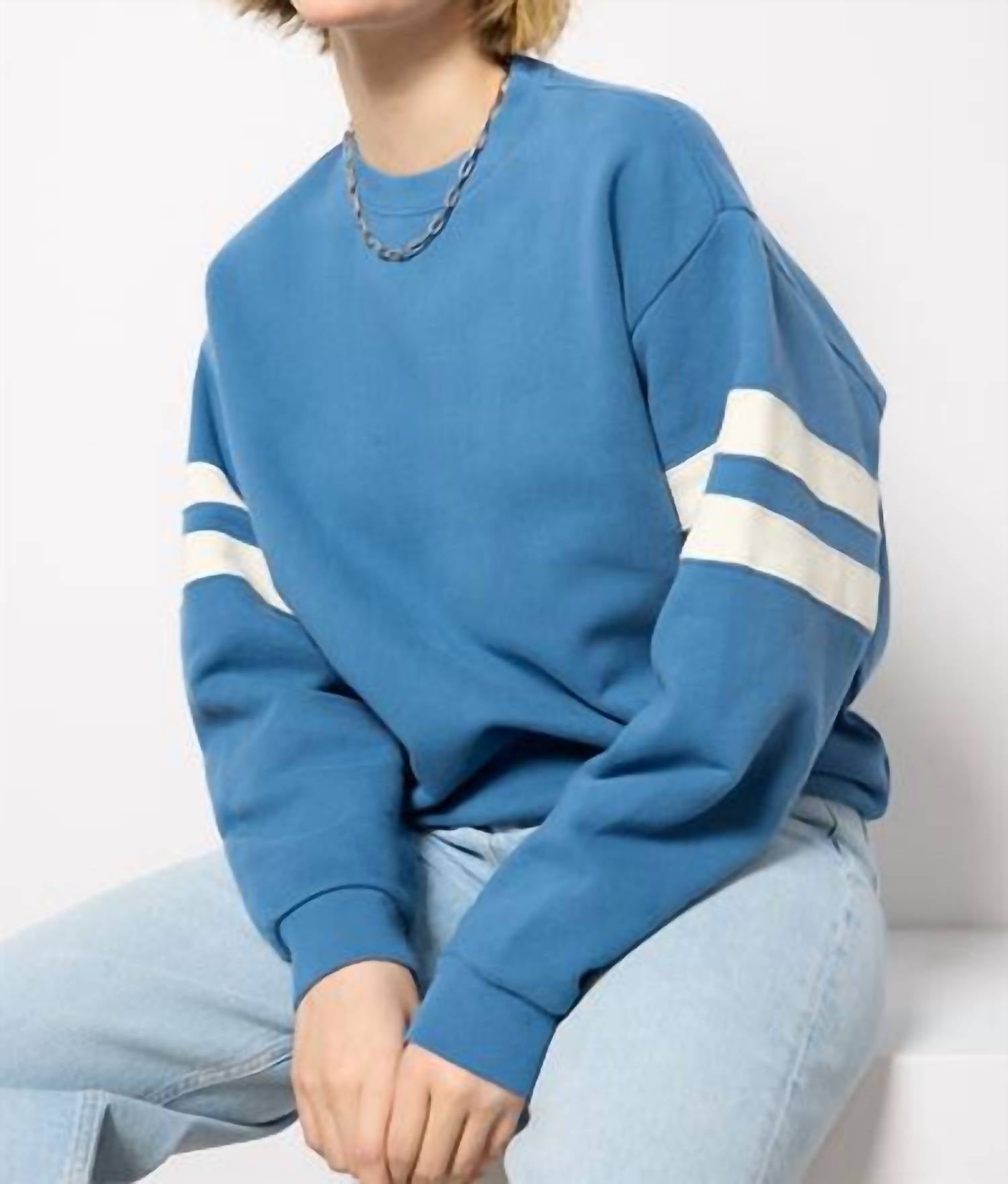 Clare V. - Oversized Varsity Sweatshirt