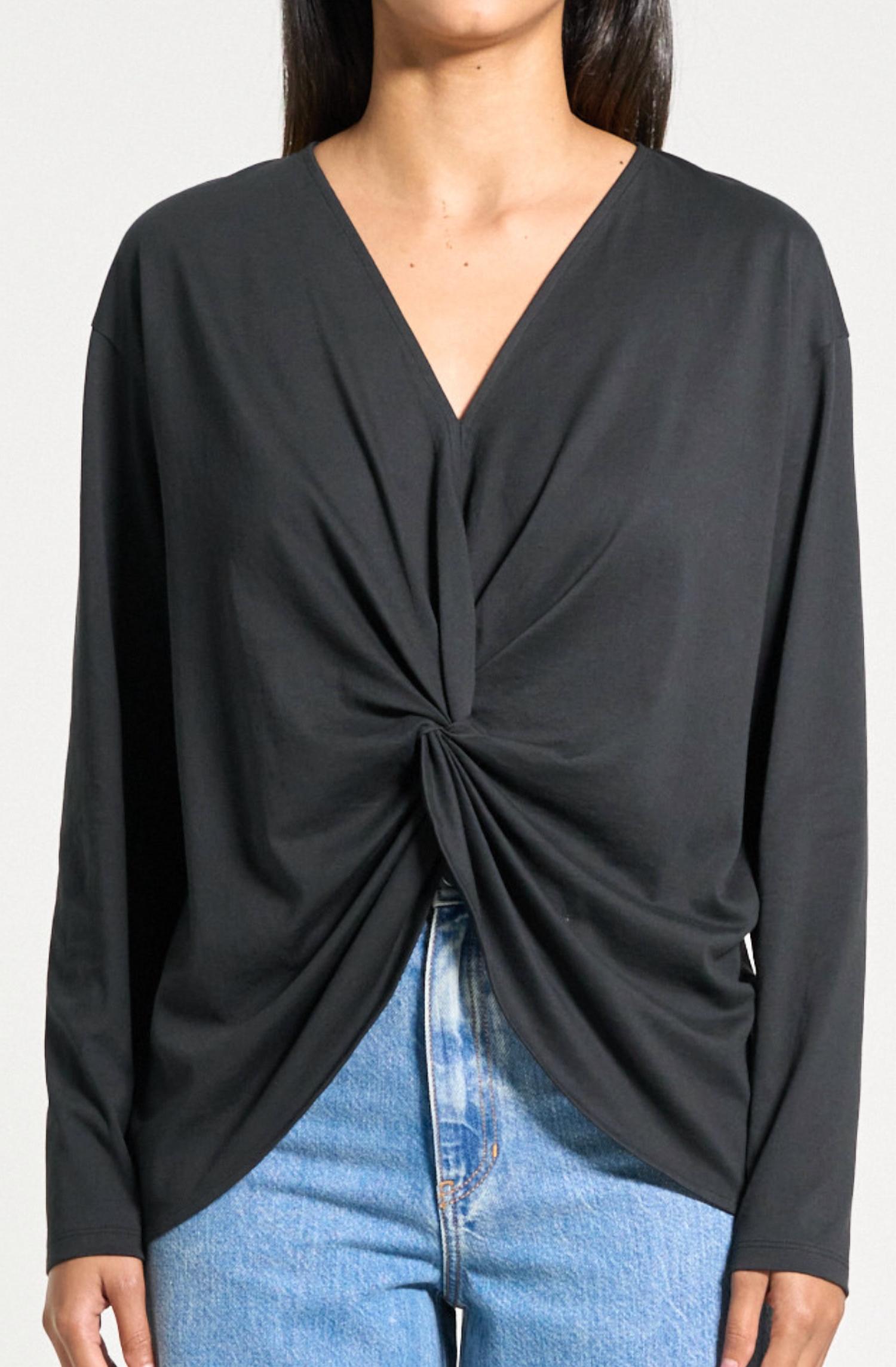 Theory - Relax Twist Long Sleeve top