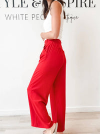 Skies Are Blue - Ginnie Luxe Wide Leg Pants