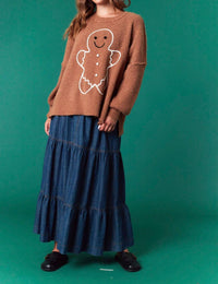 Fantastic Fawn - Gingerbread Man Sweater