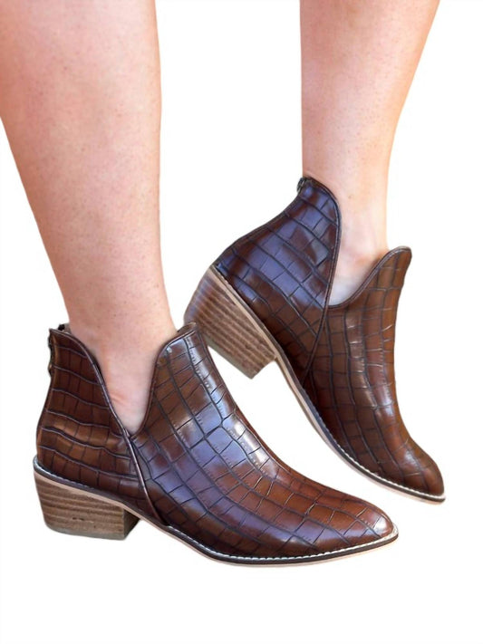 Corkys Footwear - Vanish Crocodile Bootie