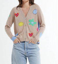 Zaket & Plover - Flowers & Spots Cardigan