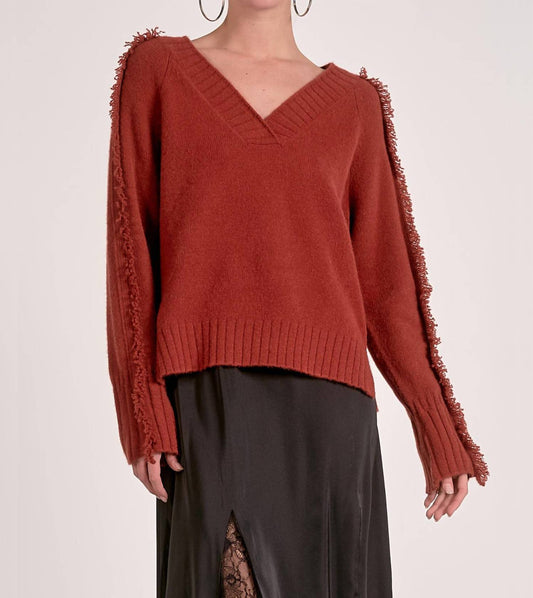 Elan - Sloane V-neck Sweater