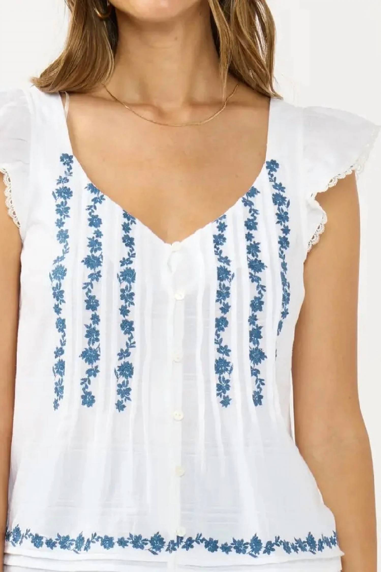 Lovestitch - Ruffle Sleeve Top