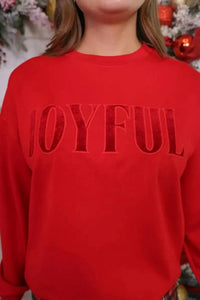 Jess Lea - Joyful Velvet Patch Pullover
