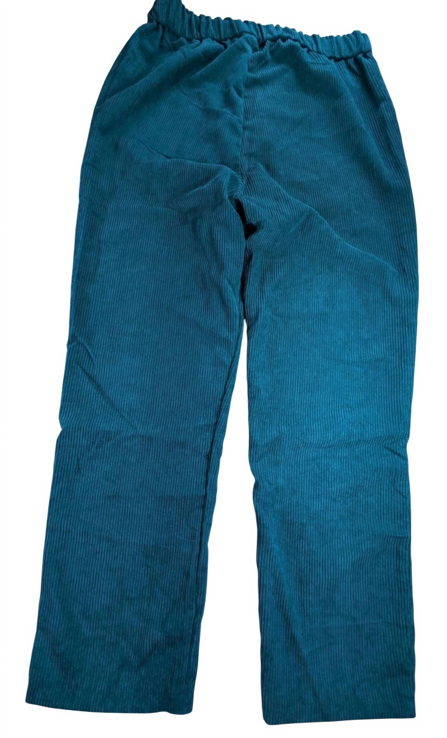 Zenana - Women's High Rise Corduroy Pants With Pockets