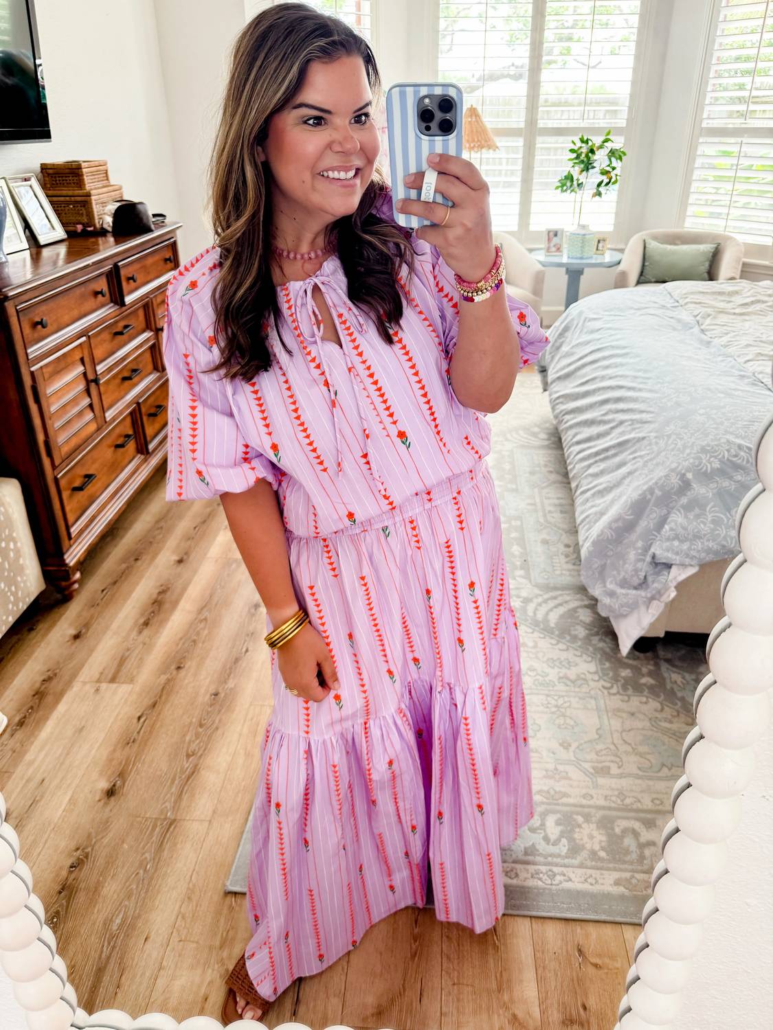 Adrienne - Tatum Smocked Maxi Skirt