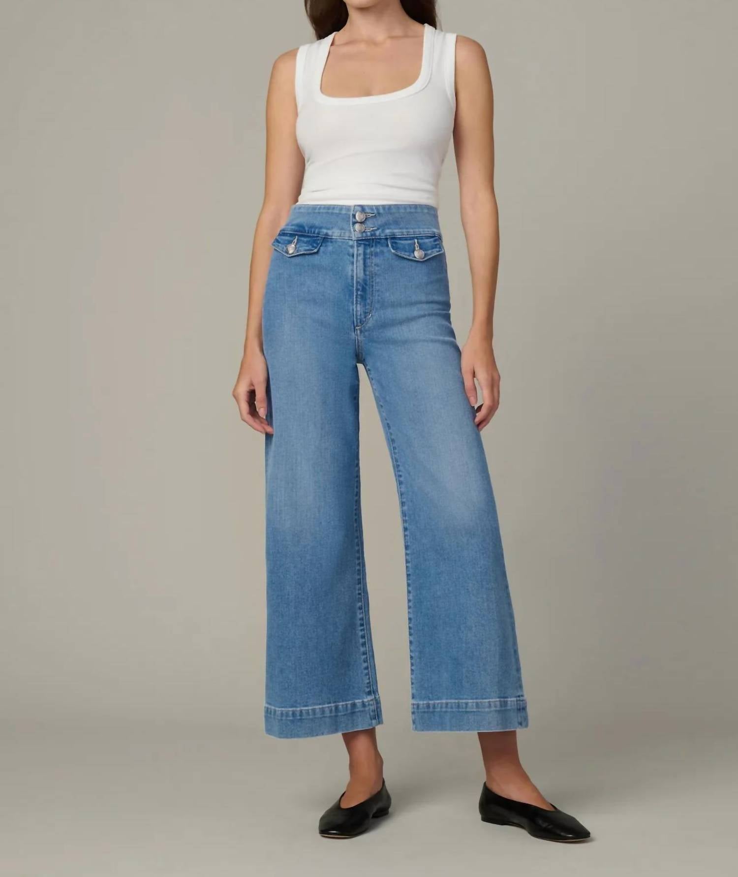Joe'S Jeans - Ellia Wide Leg Ankle Jean