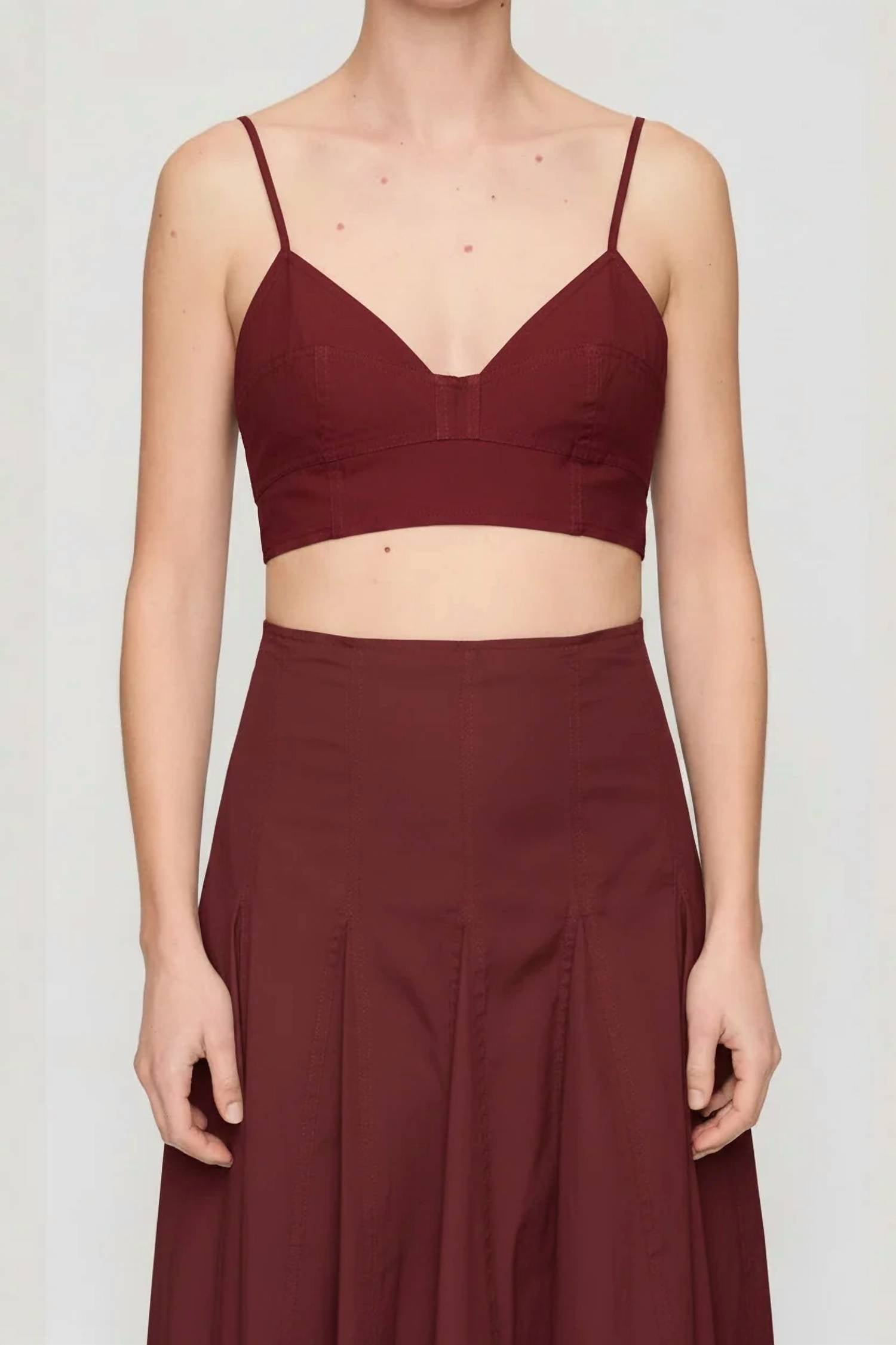 A.L.C. - Joan Sweetheart Neck Bra Top