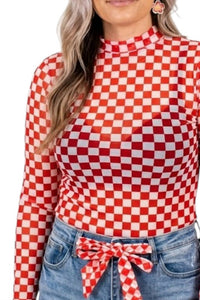 Sterling Kreek - Long Sleeve Checkered Top