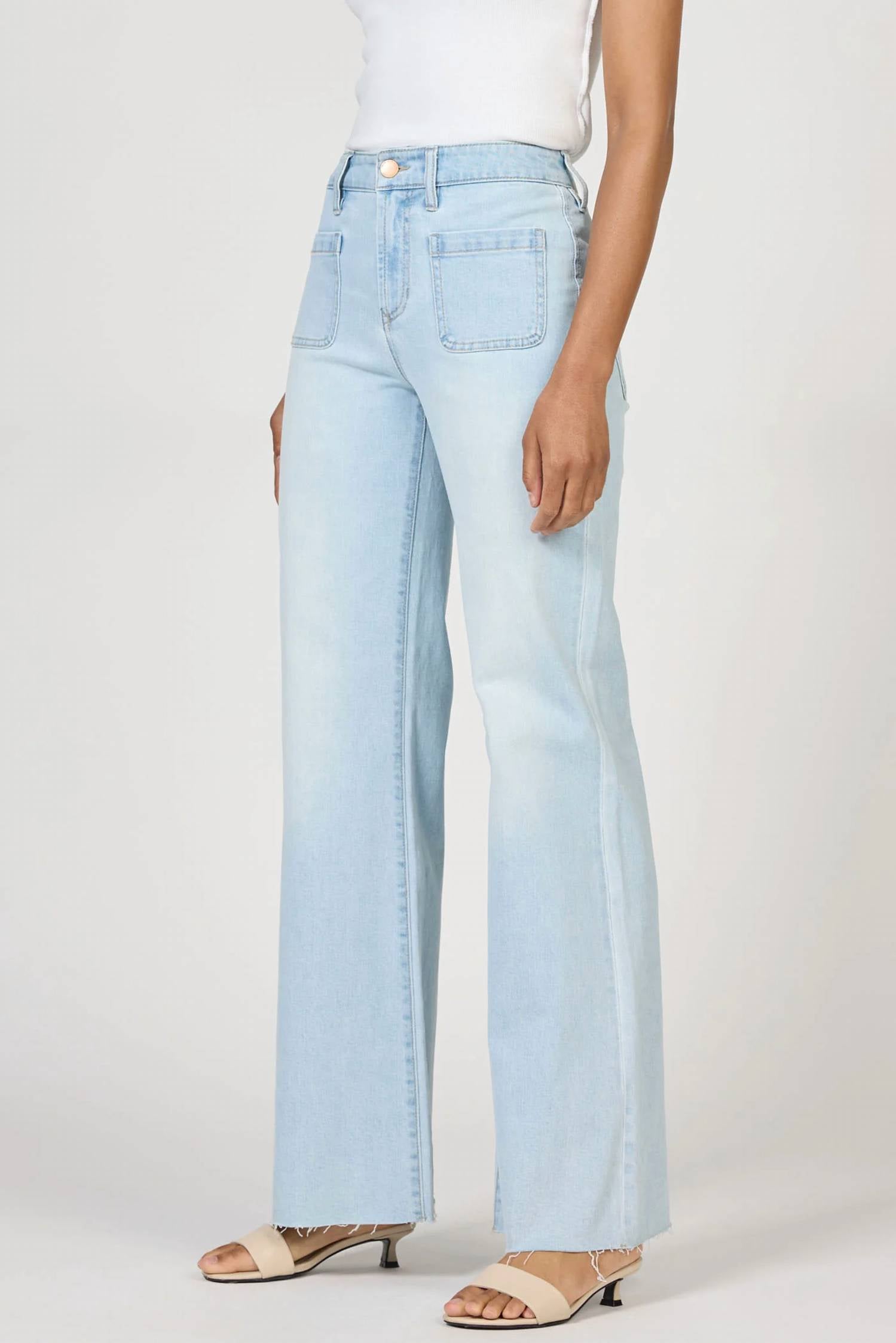 Dear John Denim - Micah Mid Rise Wide Leg Jeans