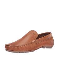 Ara Men's Marv Slip-on Moccasin in cognac - men's loafer