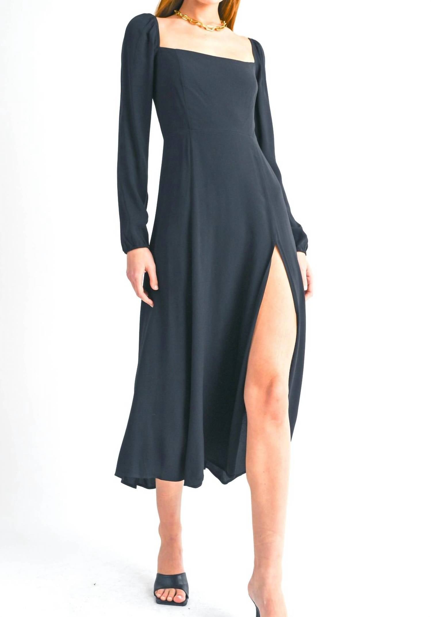 Reset By Jane - Long Square Neck Dress