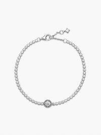 Pandora - Sparkling Halo Tennis medium Bracelet