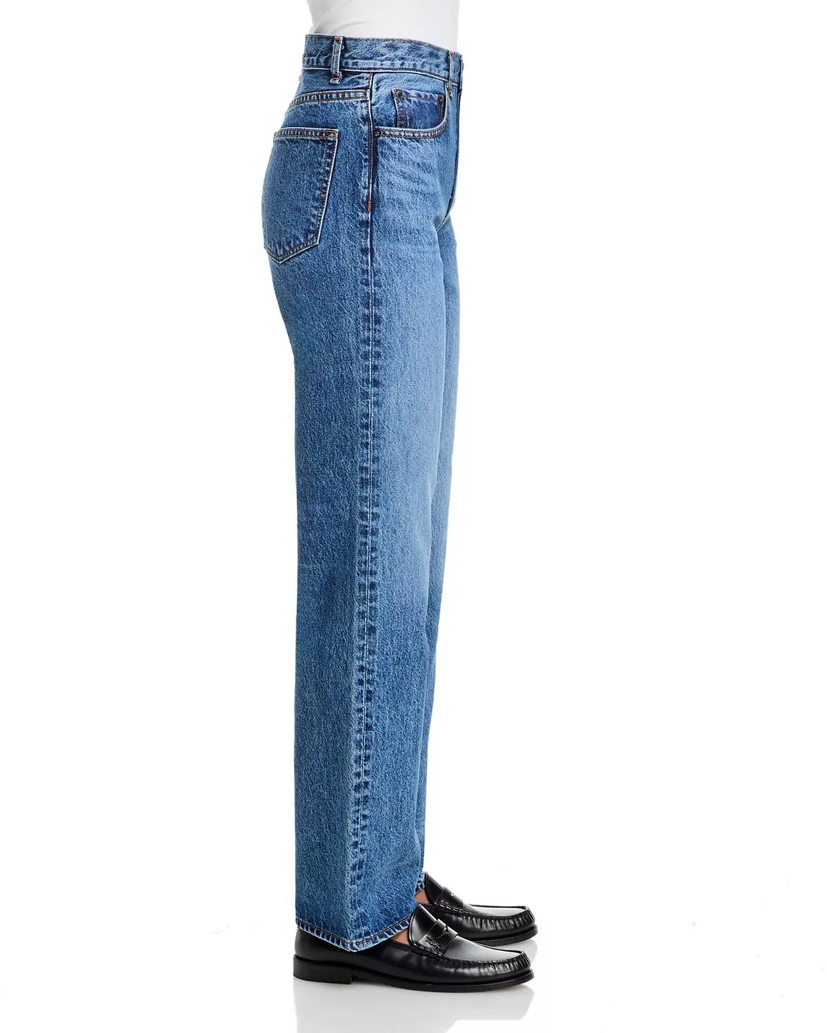 Askk Ny - Rosebowl High Rise Straight Jeans