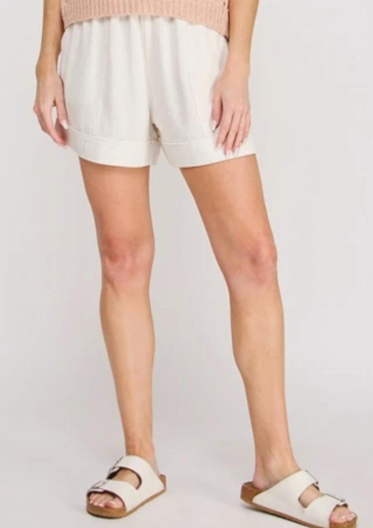 Allie Rose - Loose Linen Shorts