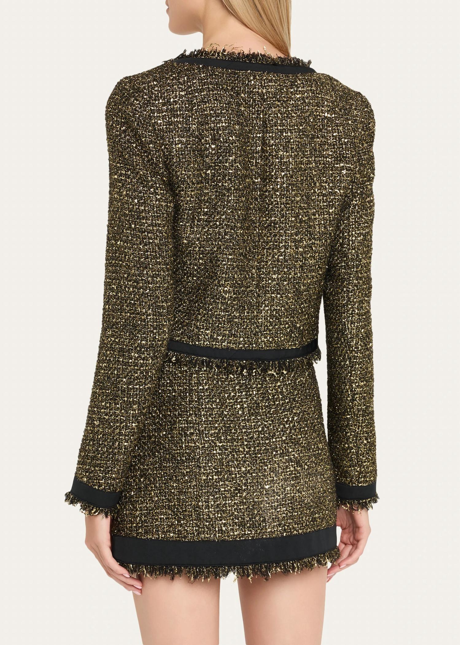 Ulla Johnson - Anisa Tweed U-neck Jacket