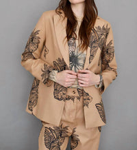 Las Sureñas - Toile De Jouy Wool Blazer