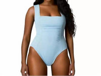 J.Crew - Ruched Squareneck One-piece Swimsuit