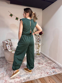 Bluivy - Nikki Sleeveless Drawstring Waist Jumpsuit