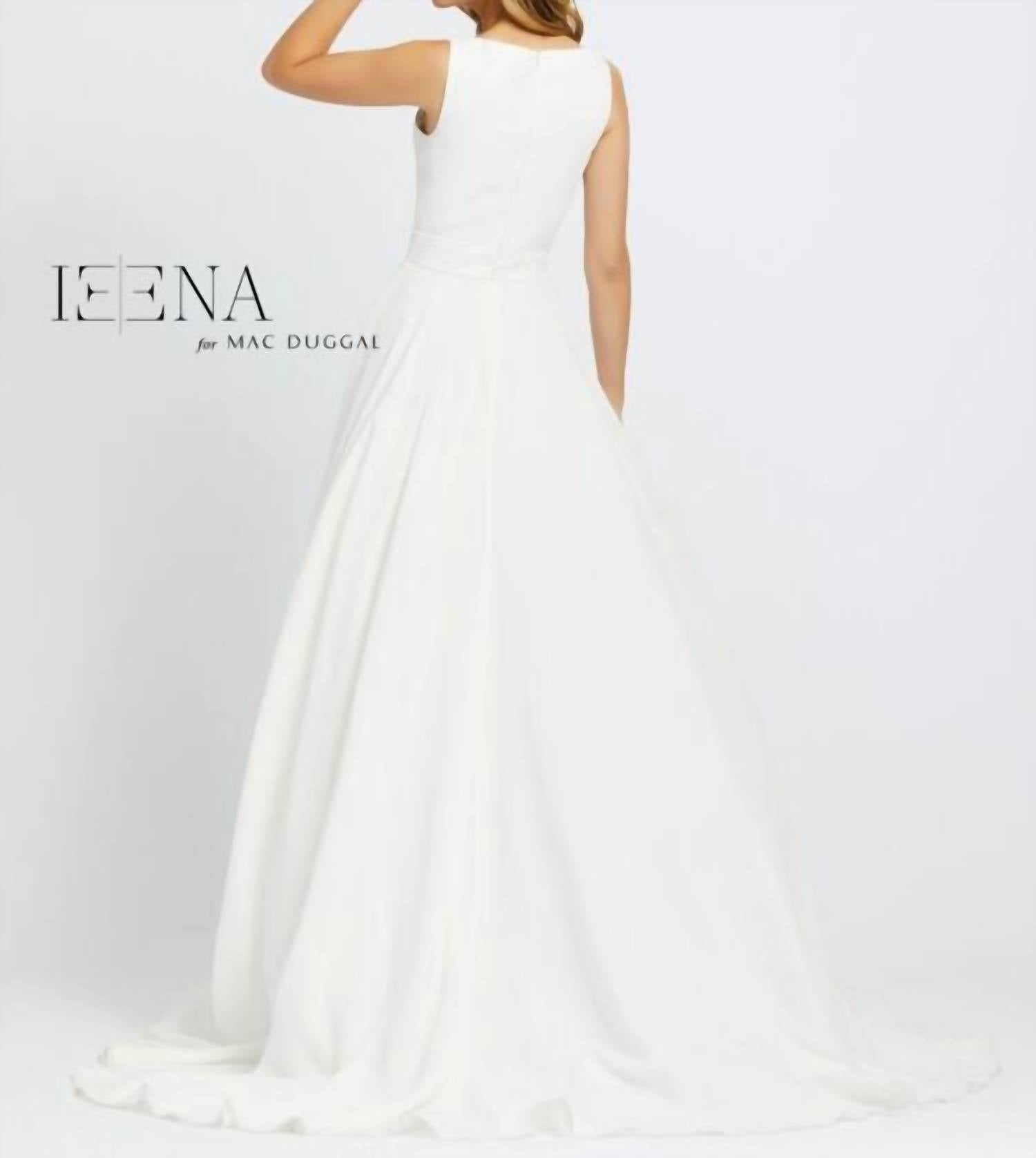 Mac Duggal - V-neck Formal Gown