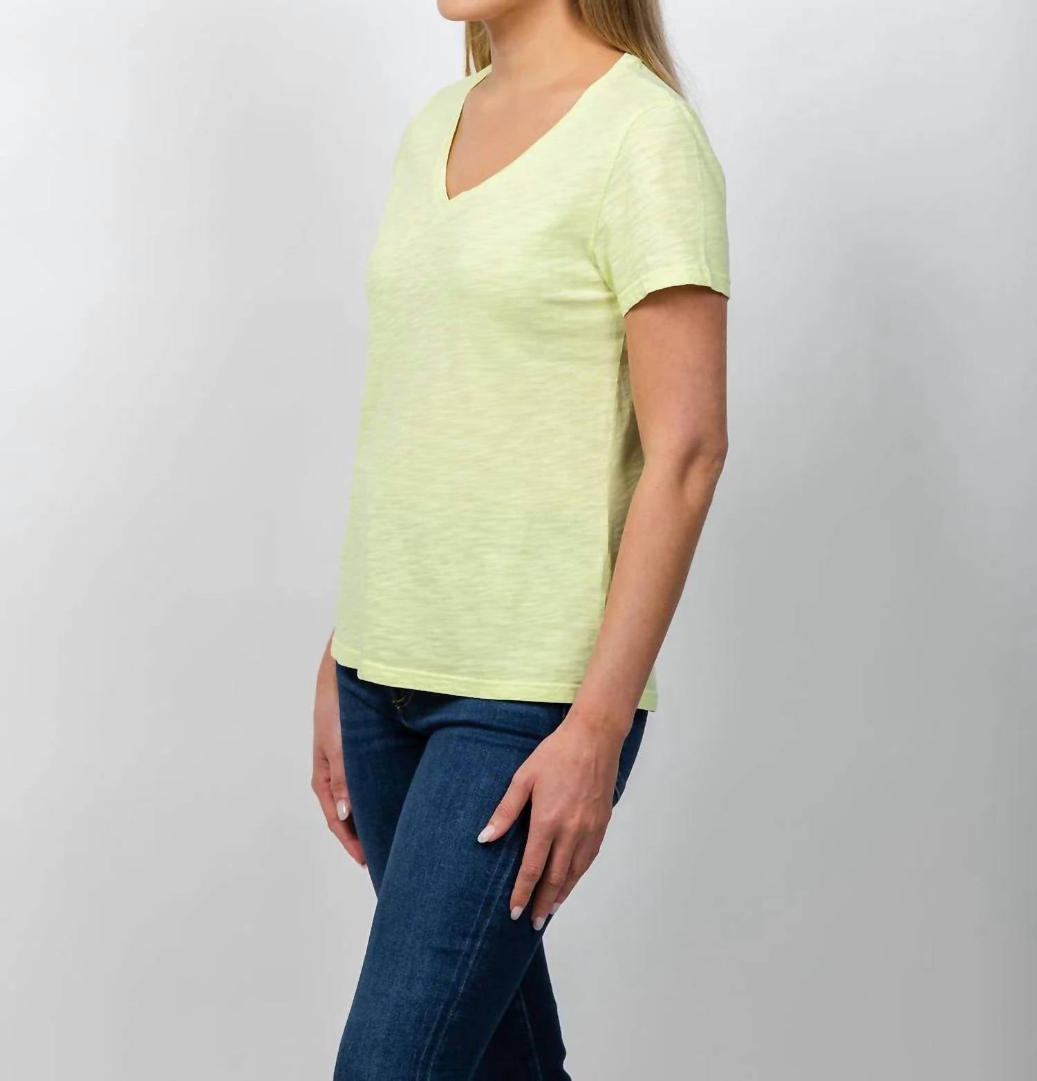 Elliott Lauren - Short Sleeve V-neck Tee