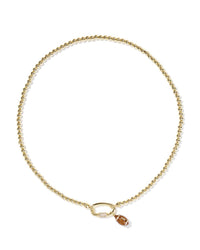 Kendra Scott Women's Football Metal Strand Necklace in gold - women's jewelry
