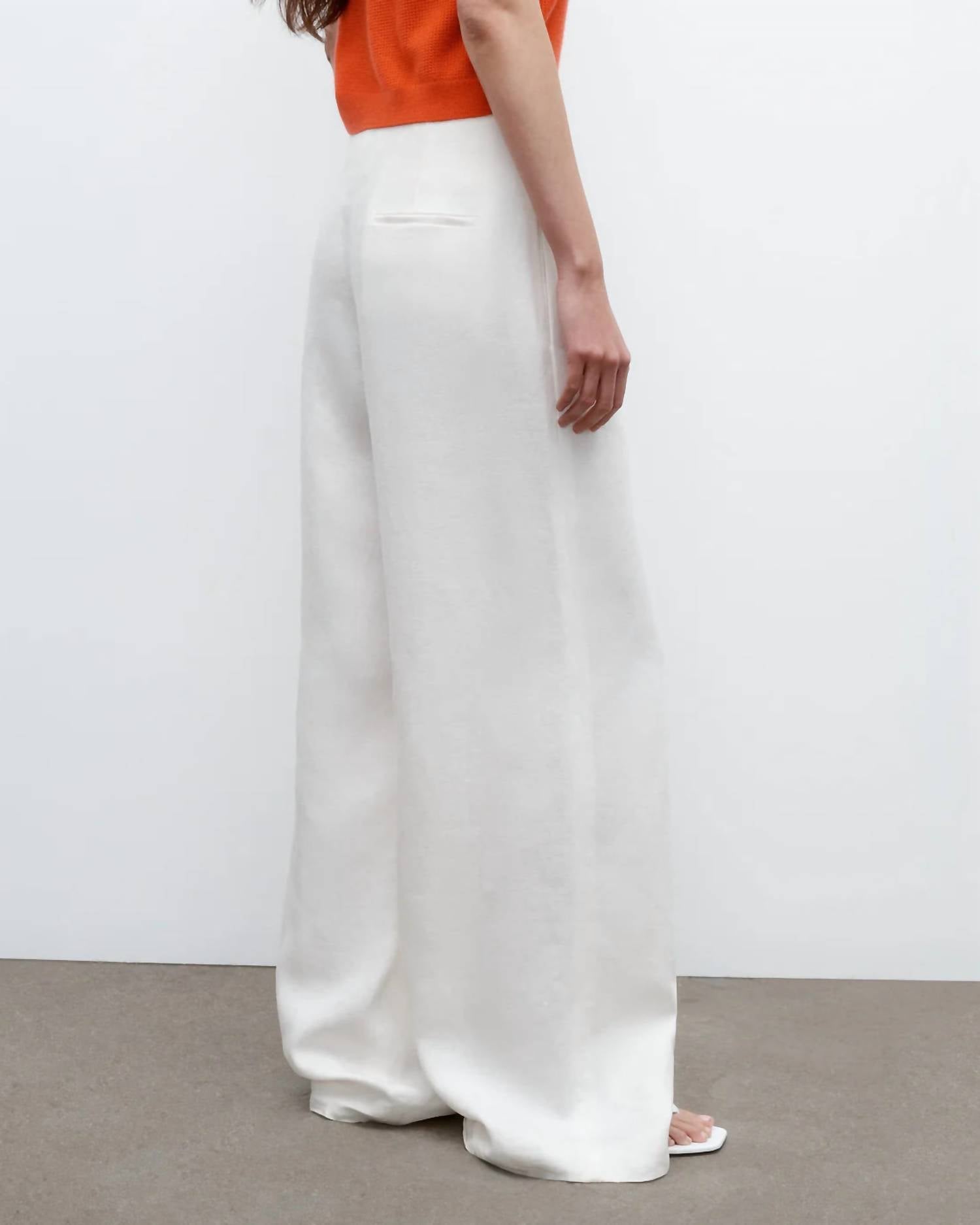 Twp - High-rise Mini Pleat Trouser Pants