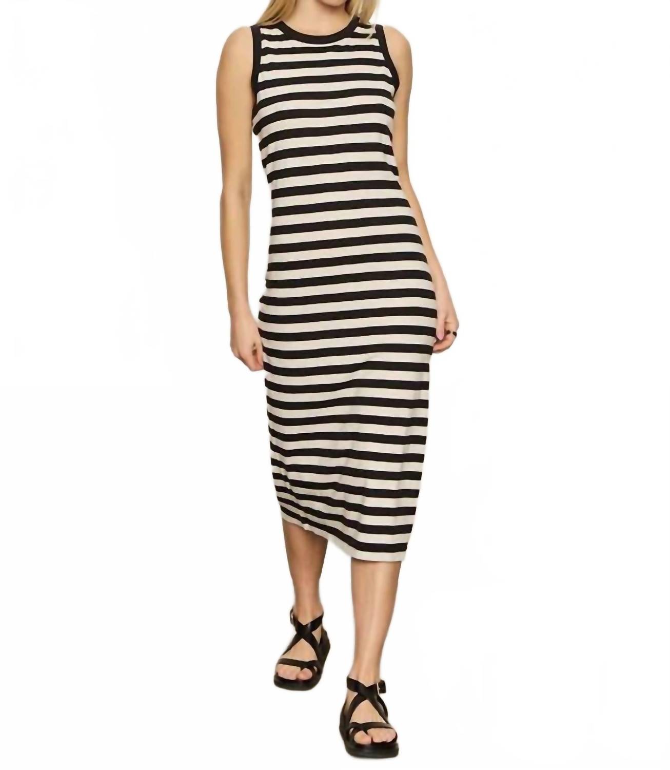 Sanctuary - Contrast Trim Midi Dress