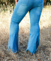 Southern Grace - The Jolene High Rise Flare Denim