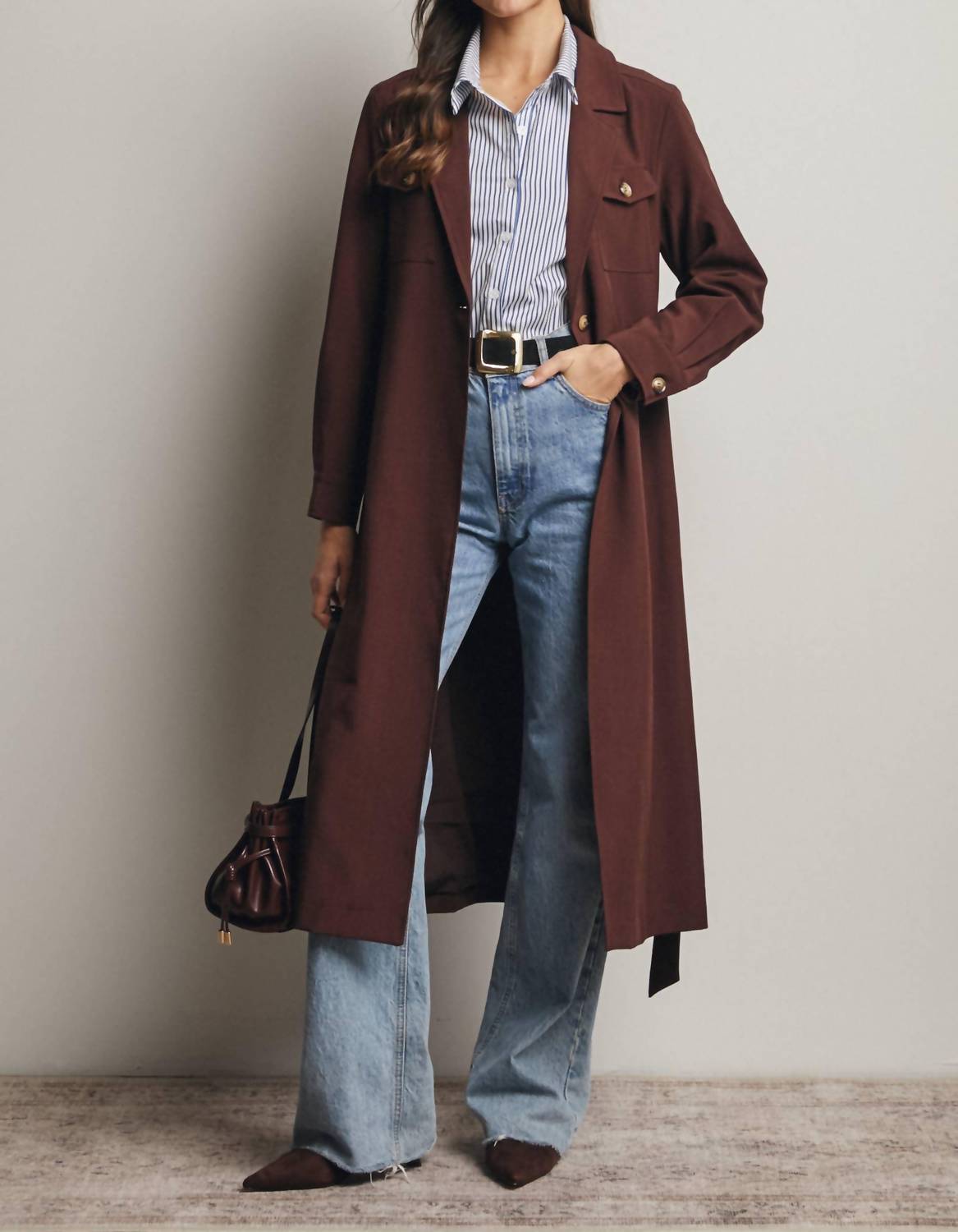 Forte - Marlo Longline Trench Coat