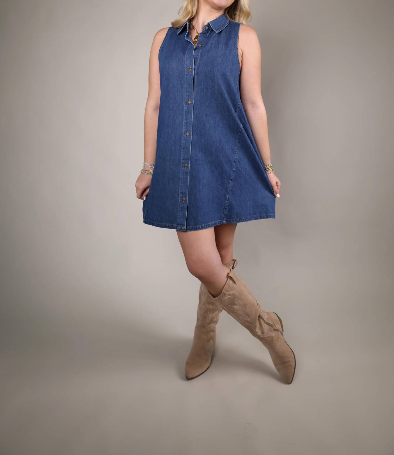 Z Supply - Women's New Day Denim Mini Dress