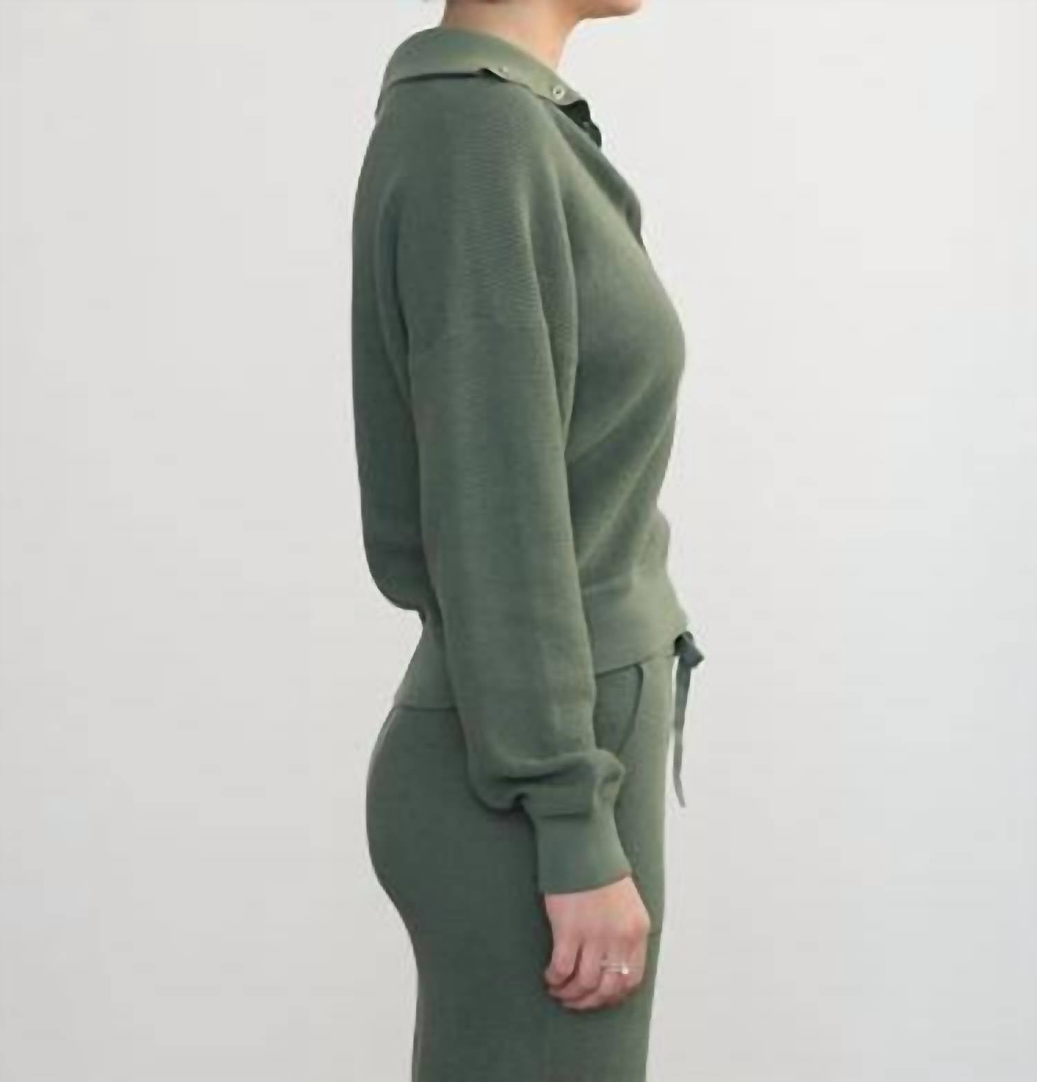 Margaret O'Leary - Henley Wedgy Pullover Sweatshirt