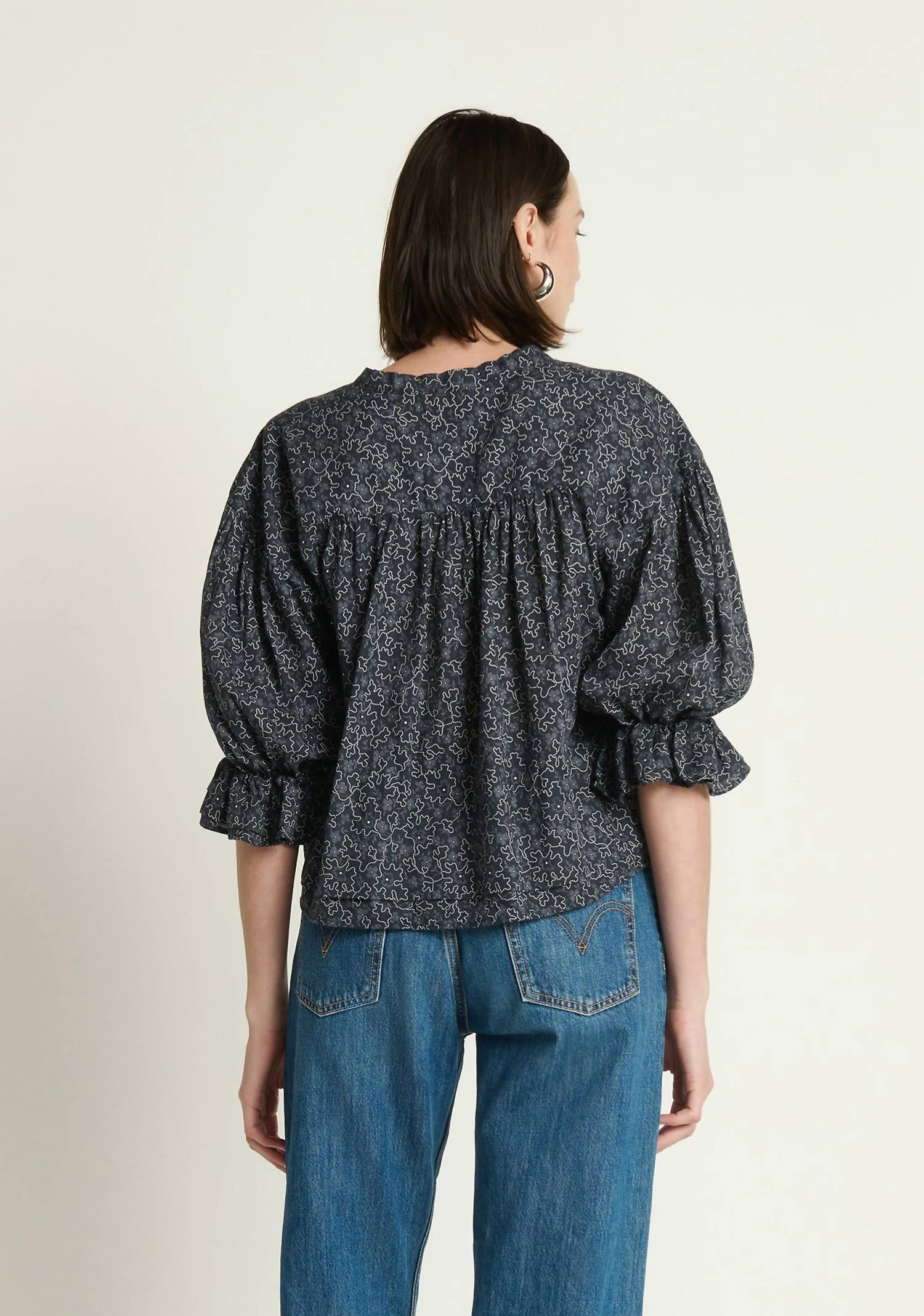 Nation Ltd - Scarlet Pintuck Blouse