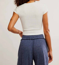 Free People - Wait A Minute Baby Tee