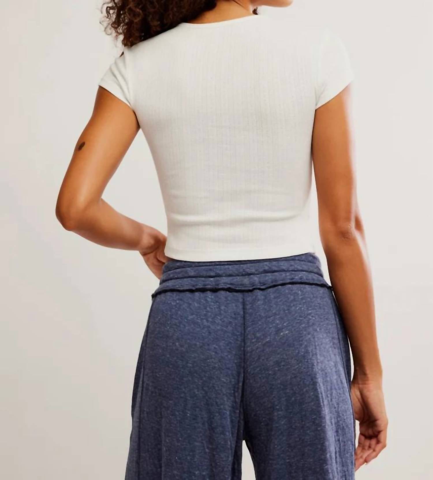 Free People - Wait A Minute Baby Tee