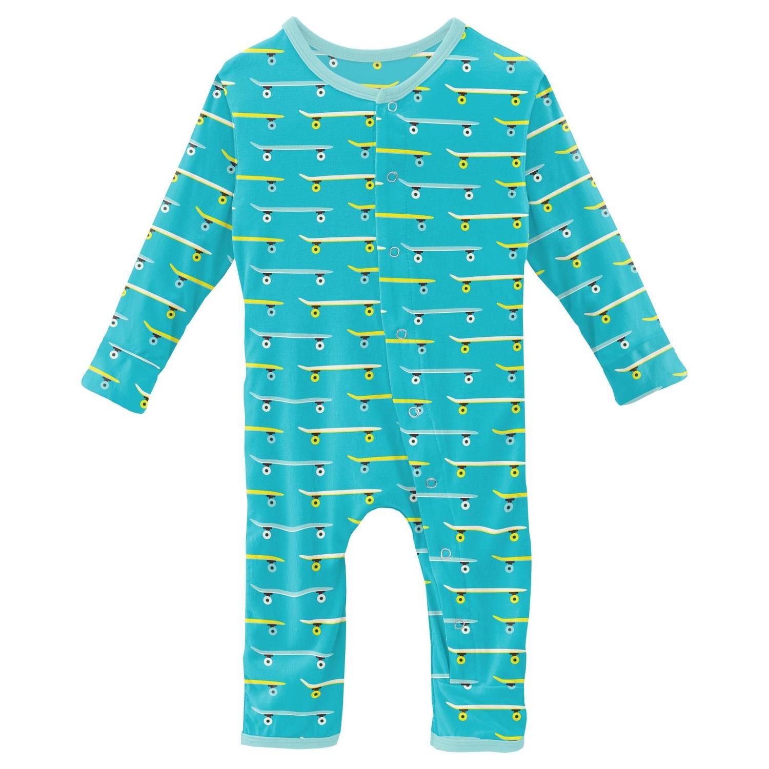 Kickee - Kids' Print Coverall with Snaps