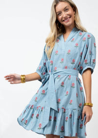 Ivy Jane - Embroidered Flowers Dress