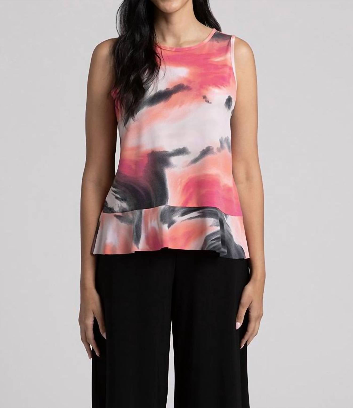 Sympli - Sleeveless Peplum Top