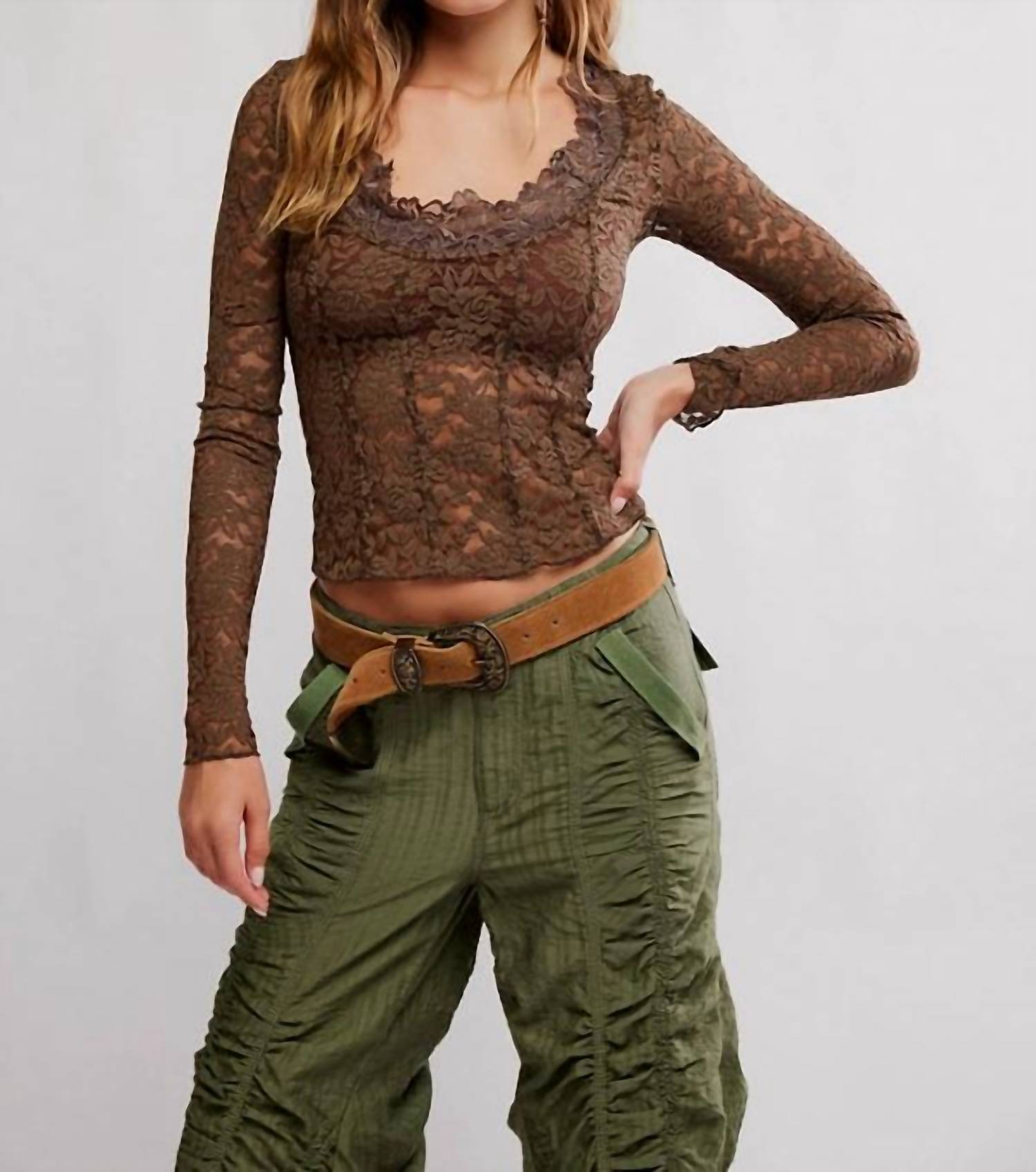 Free People - All Night Long Sleeve Top