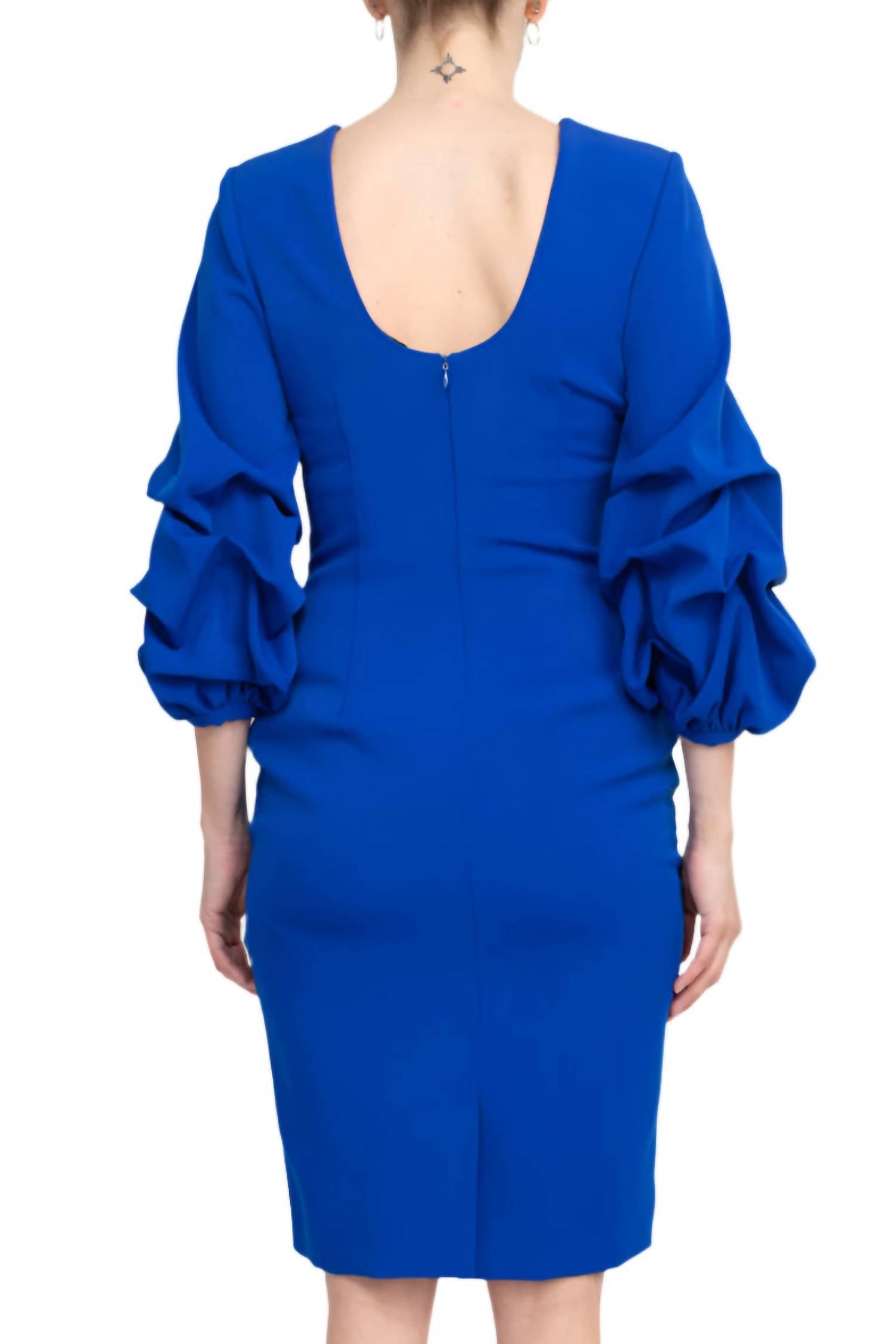 Alberto Makali - Women's Solid Crepe Dress