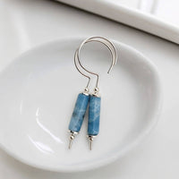 Bijou By Sam - Women's Tube Drop Threader Earrings