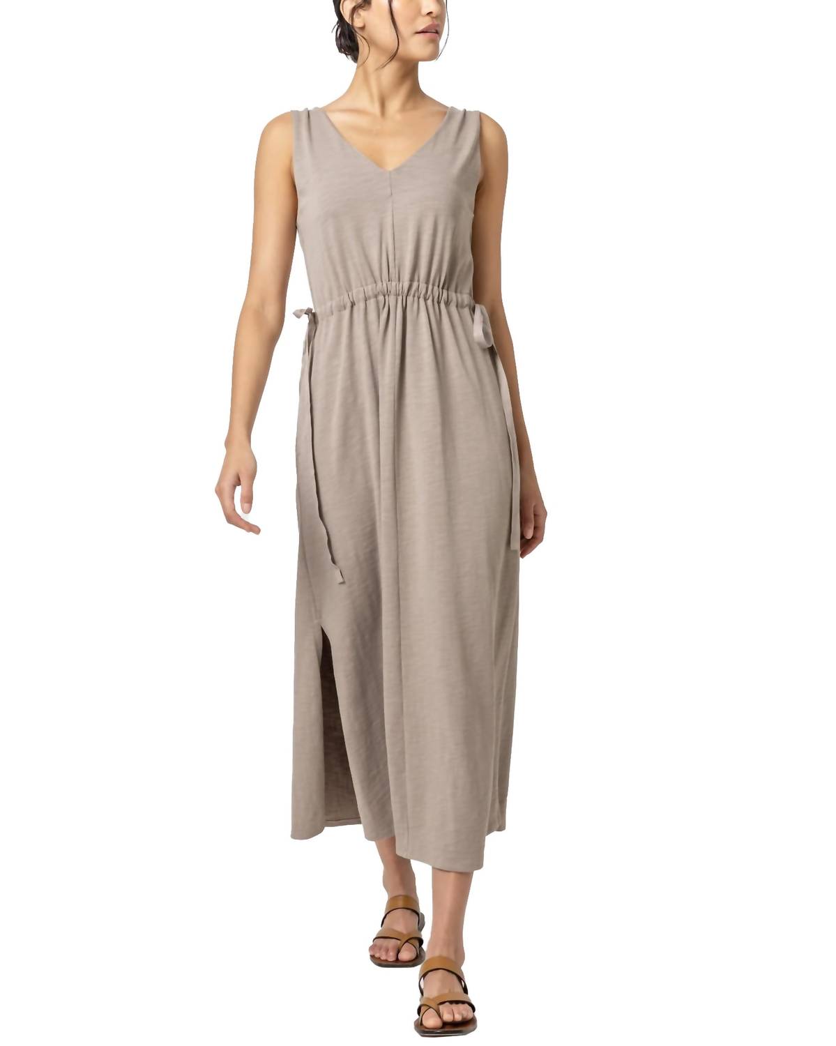 Lilla P - Drawcord Waist Maxi Dress