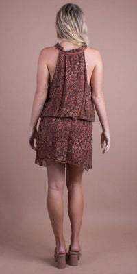 Gigi Moda - Mariola Safari Print Mini Dress
